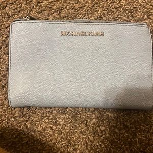 A Michael Kors wallet. I’ve had it for a couple years.